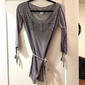 BSK by Bershka - Blue and Lilac Tunic